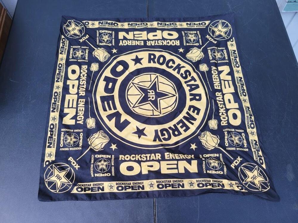 Rockstar Energy Bandana PDX Classic Event Sports Promo Mens Black